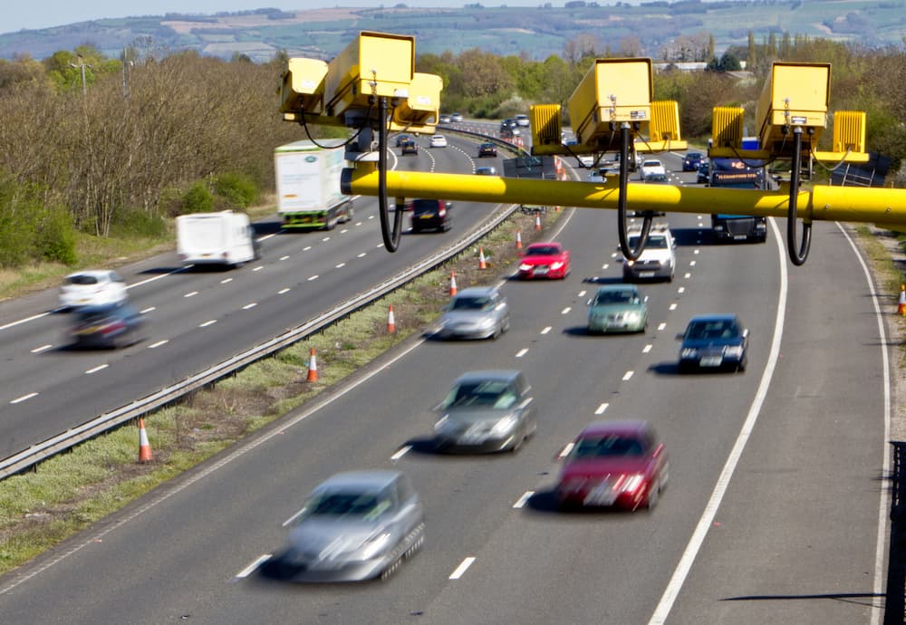 speed cameras on motorway