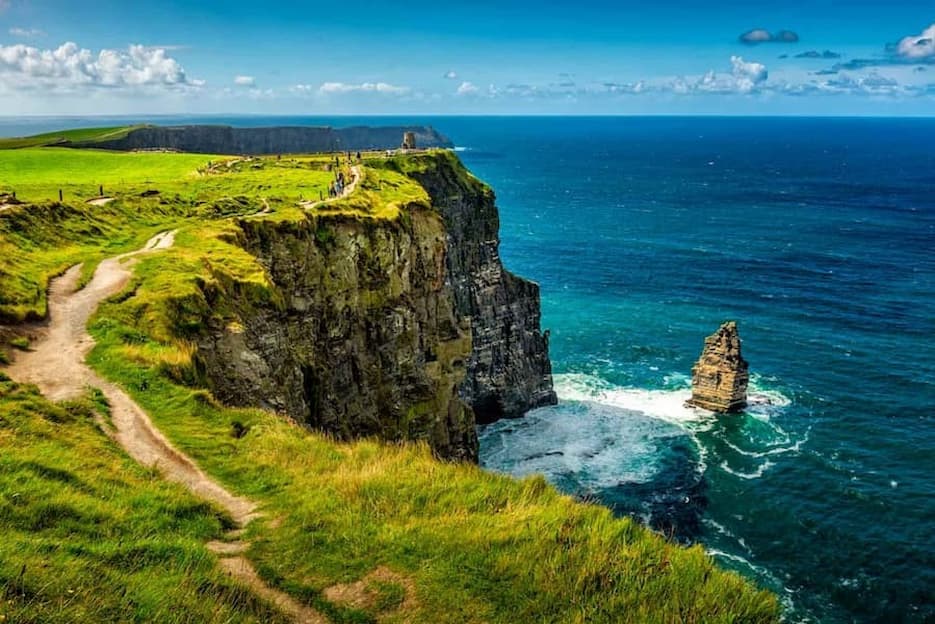 Coastal cliff in Ireland
