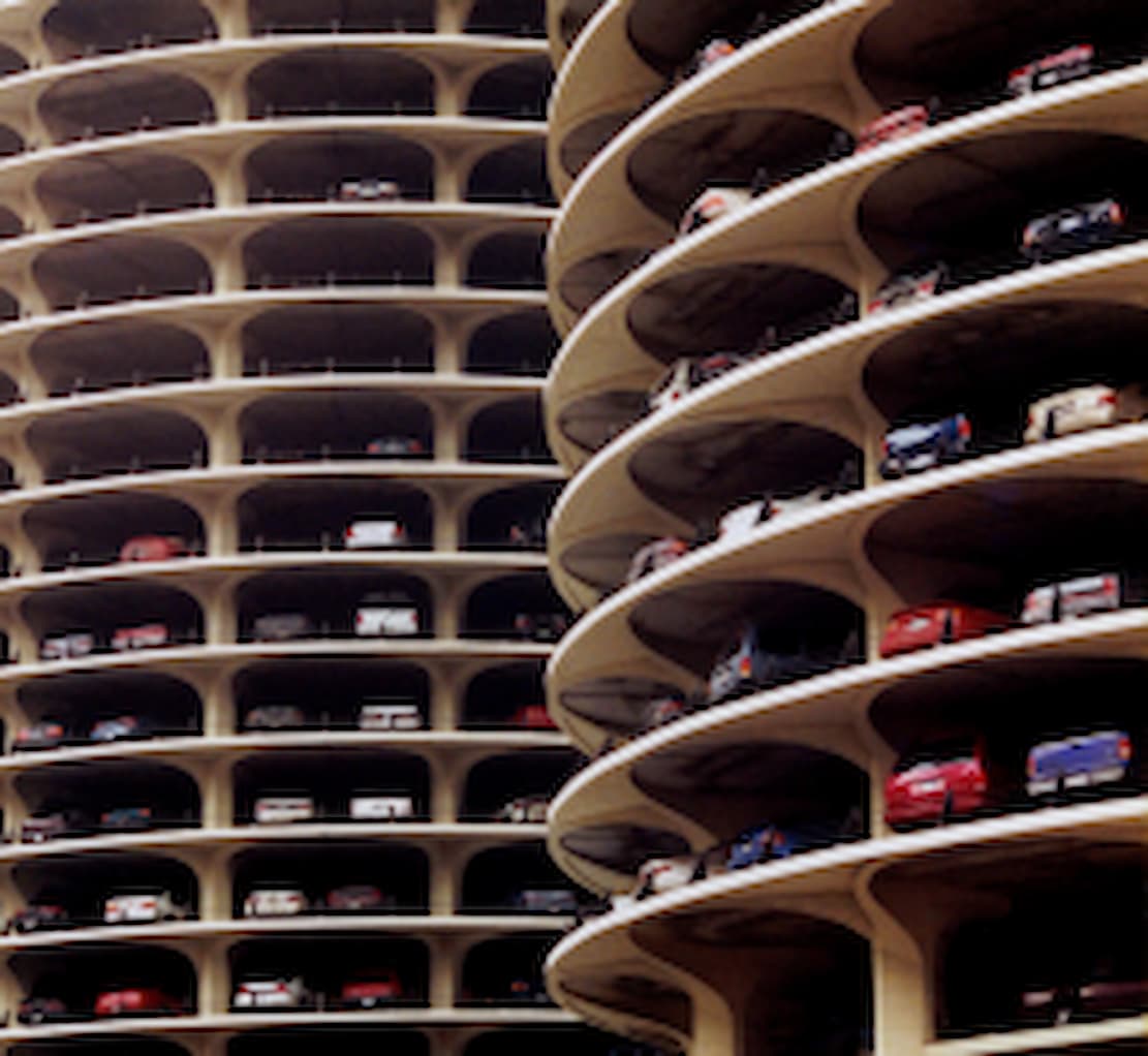 high rise car parking bays